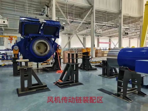 遠(yuǎn)景能源風(fēng)儲(chǔ)一體化高端總裝基地內(nèi)蒙古自治區(qū)錫林浩特市首臺(tái)套風(fēng)機(jī)主機(jī)下線